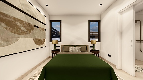 Villa på ett plan med 3 soverom - Store uteområder med mulighet for basseng og takterrasse