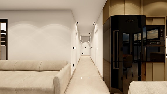 Villa på ett plan med 3 soverom - Store uteområder med mulighet for basseng og takterrasse