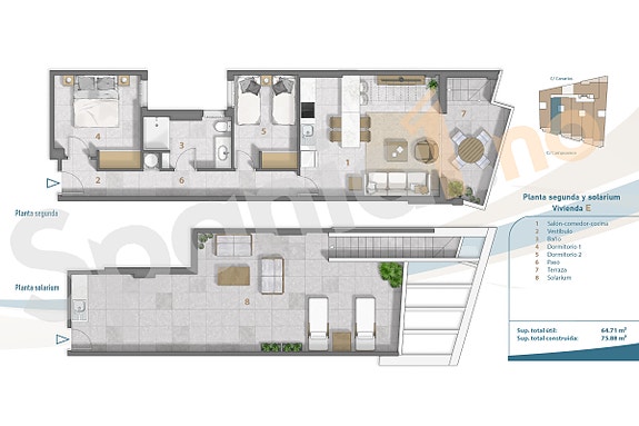 Plantegning leilighet 2E