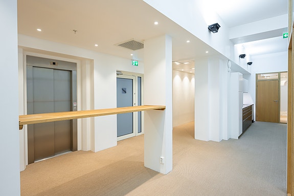 Heisadkomst direkte inn i lokalet