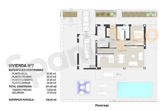 Luksusvillaer nær Las Higuericas-stranden | Mulighet for 4 soverom | Privat basseng | Takterrasse