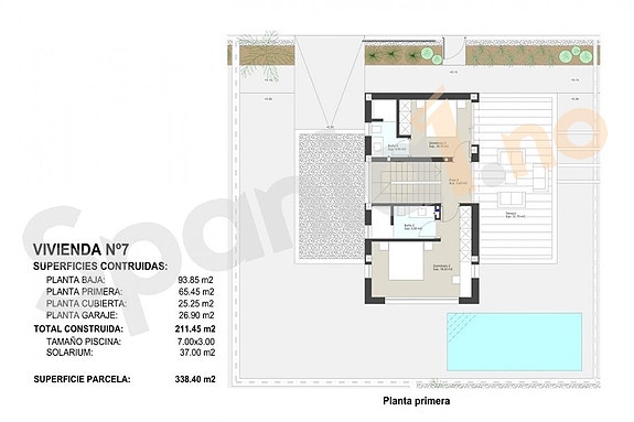 Luksusvillaer nær Las Higuericas-stranden | Mulighet for 4 soverom | Privat basseng | Takterrasse