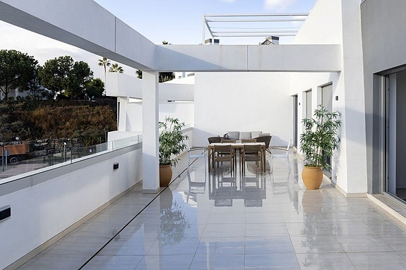 Penthouse med 3 soverom, stor terrasse og havutsikt - New Golden Mile