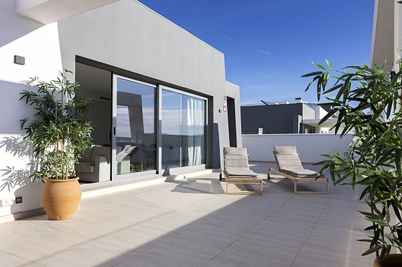 Penthouse med 3 soverom, stor terrasse og havutsikt - New Golden Mile