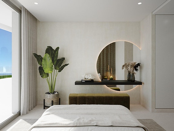 Penthouse med 4 soverom, panoramautsikt, store terrasser i nydelige omgivelser