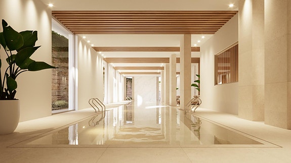 Penthouse med 4 soverom, panoramautsikt, store terrasser i nydelige omgivelser