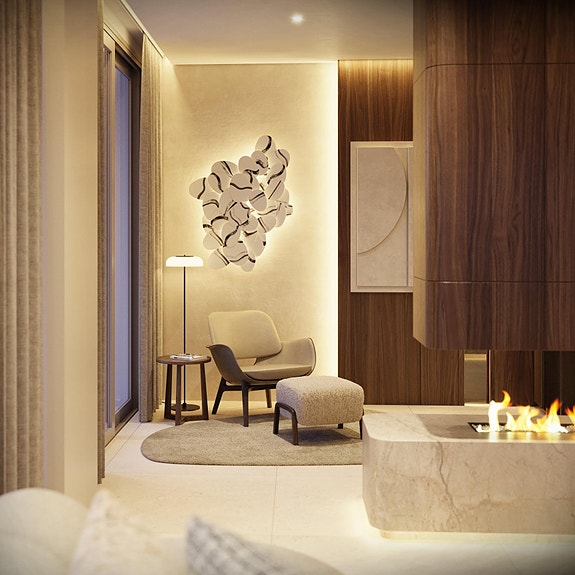 Penthouse med 4 soverom, panoramautsikt, store terrasser i nydelige omgivelser