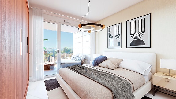 Penthouse med terrasse på 114 m² | 4 soverom og 3 bad | 700m fra stranden | Flotte fellesområder!