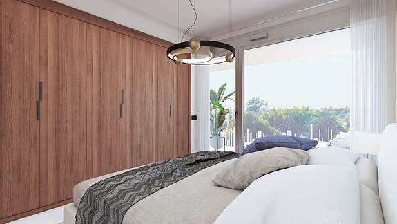 Penthouse med terrasse på 114 m² | 4 soverom og 3 bad | 700m fra stranden | Flotte fellesområder!