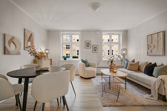 Aktiv Eiendomsmegling v/Rogerger Glesnes har gleden av å presentere Sivles gate 4! Foto er tatt av Jarle Kysnes i Imotiv