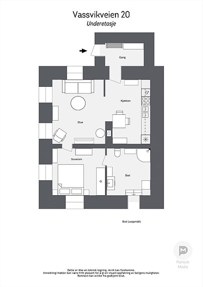 Plantegning underetasje