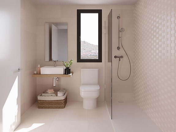 Moderne 3-soveroms leilighet med terrasse og resortfasiliteter i Mijas