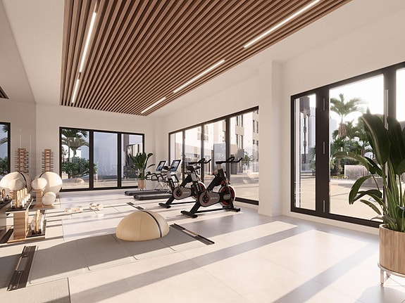 Moderne 3-soveroms leilighet med terrasse og resortfasiliteter i Mijas