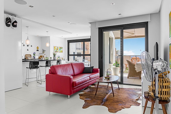 Eksklusiv penthouse med 3 soverom - Takterrasse med panoramautsikt - Like ved stranden