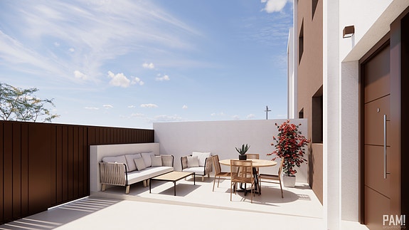 Moderne rekkehus med 3 soverom og 2 bad | Mulighet for eget basseng | Takterrasse