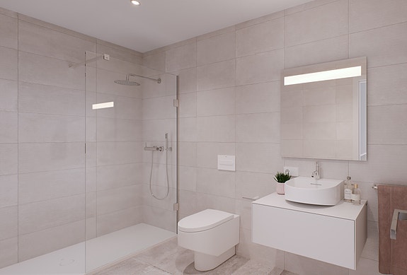 Moderne rekkehus med 3 soverom og 2 bad | Mulighet for eget basseng | Takterrasse