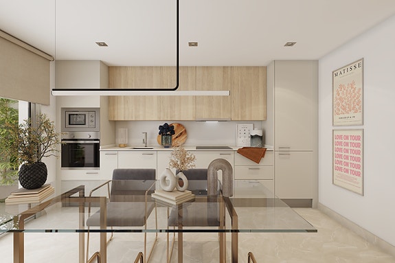 Nybygg! Moderne leilighet med stor terrasse i Mijas - Sjøutsikt og felles basseng - Heis, parkering og bod