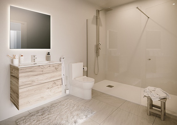 Gangavstand til strand - Leilighet med stor terrasse og nydelig havutsikt