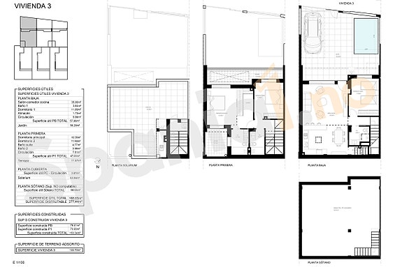 Nøkkelferdig! Rekkehus med 3 soverom og 2 bad | Uteplass med eget privat basseng | Takterrasse | Møblert!