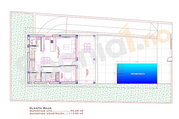 Eksklusiv villa klar for innflytting | 3 soverom og 4 bad | Stor uteplass, basseng og romslig kjeller/garasje