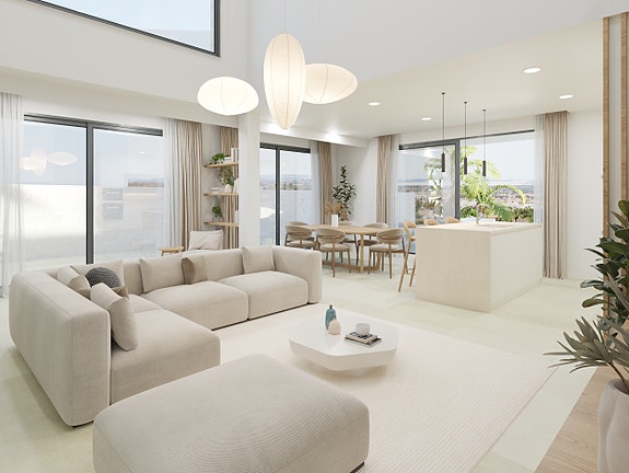 Eksklusiv moderne villa med 3 soverom, underetasje, takterrasse og mulighet for ekstra rom og privat basseng