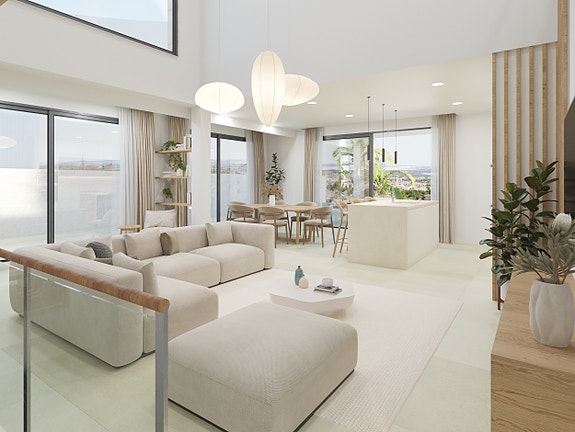 Eksklusiv moderne villa med 3 soverom, underetasje, takterrasse og mulighet for ekstra rom og privat basseng