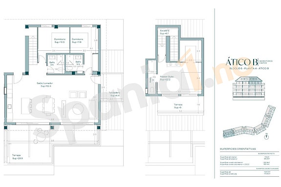 Eksklusiv penthouse med andalusisk sjarm | 3 soverom og store terrasser | Utsikt!
