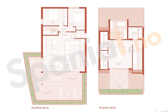 Eksklusiv duplex-penthouse med sjøutsikt i Benalmádena | 3 soverom og 2 bad | Fantastiske fellesområder