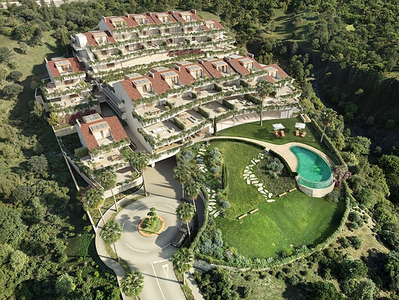 Eksklusiv duplex-penthouse med sjøutsikt i Benalmádena | 3 soverom og 2 bad | Fantastiske fellesområder