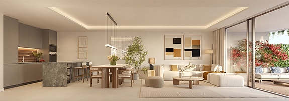 Eksklusiv duplex-penthouse med sjøutsikt i Benalmádena | 3 soverom og 2 bad | Fantastiske fellesområder