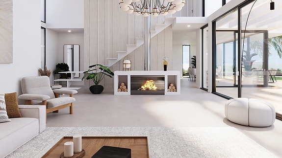 Rålekker designervilla med stor tomt | Havutsikt | 4 soverom | Fantastisk uteområde med stort basseng