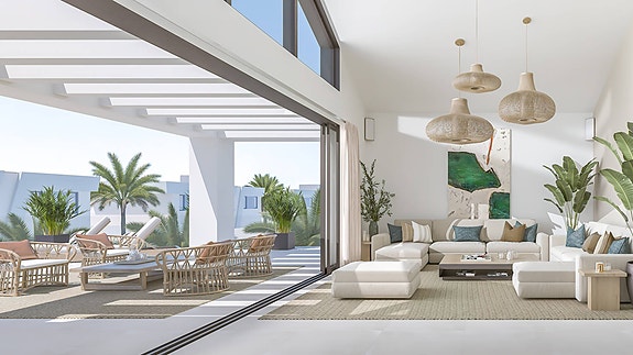 Rålekker designervilla med stor tomt | Havutsikt | 4 soverom | Fantastisk uteområde med stort basseng