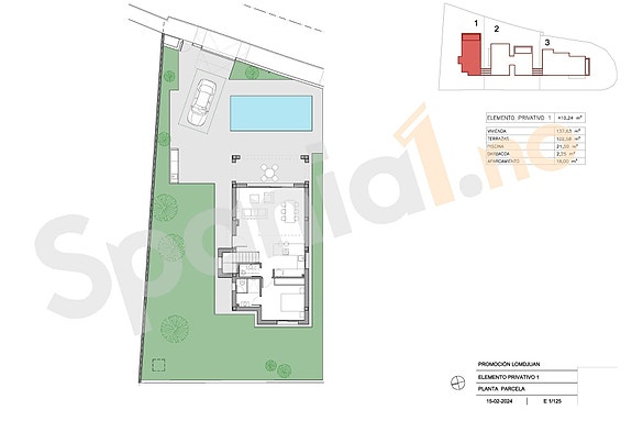 Sydvendt! Luksuriøs hjørnevilla med 3 soverom og 2 bad | Nydelig uteplass med hage og privat basseng