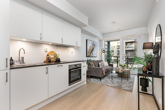 Velkommen til Døliringen 27, leilighet K209! Ny og moderne 2-roms leilighet i det populære prosjektet Vestskogen