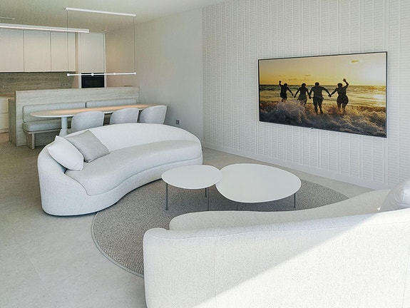 Luksusvilla med basseng, fjellutsikt og fleksibel planløsning (4-5 soverom)