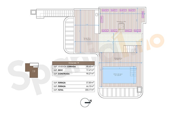 Toppleilighet nær stranden | 3 soverom og 3 bad | Høye kvaliteter | Attraktiv beliggenhet