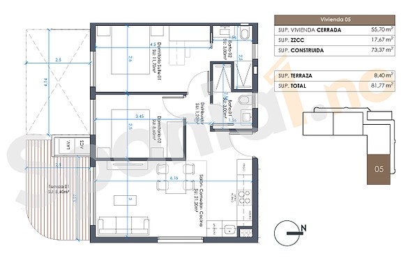 Nybygg med unik beliggenhet - Moderne leiligheter nær stranden | Velg mellom 2 eller 3 soverom | Høye kvaliteter