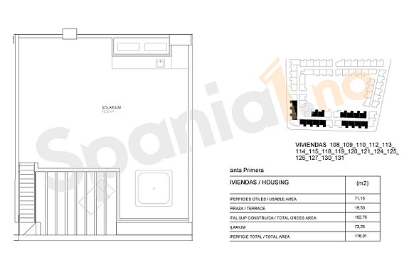 Nøkkelferdig og møblert - Havutsikt og kun 250m fra havet - Nydelig penthouse med stor takterrasse - Flott fellesområde