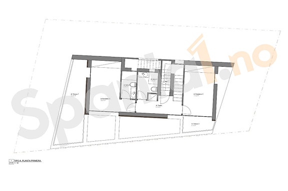 Nøkkelferdig villa med 3 soverom, privat basseng og takterrasse -  300 m til strand
