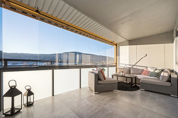 Her er det flislagt gulv!