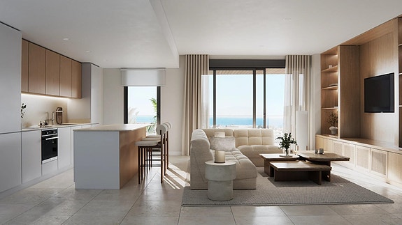 Ny penthouse med 3 soverom, takterrasse og havutsikt - Selwo