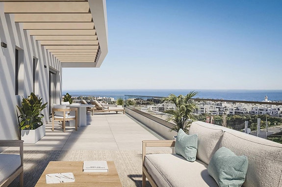 Ny penthouse med 3 soverom, takterrasse og havutsikt - Selwo