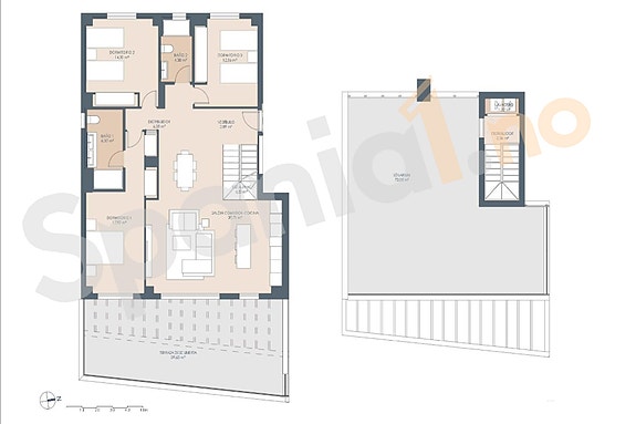 Ny penthouse med 3 soverom, takterrasse og havutsikt - Selwo