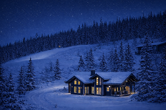 Eiendomsmegler MNEF / Partner / Økonom Ådne Holestøl Hognerud har gleden av å vise frem det gode hytteliv i Nesfjellet!