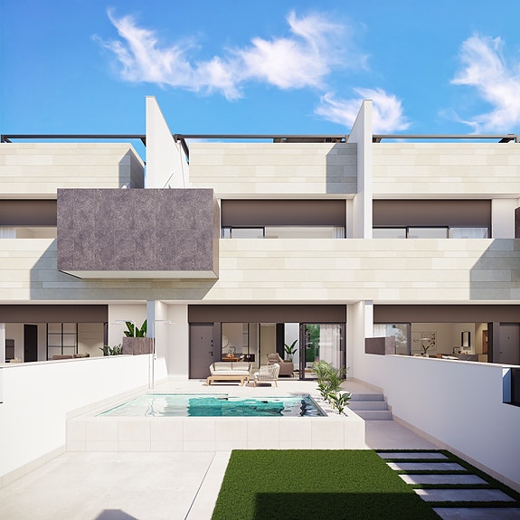 Svært eksklusiv leilighet med 3 soverom | Terrasse på 86 m2 med privat basseng