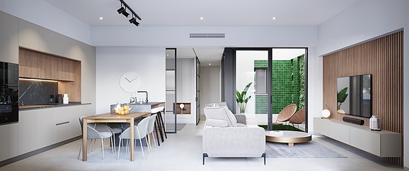 Svært eksklusiv leilighet med 3 soverom | Terrasse på 86 m2 med privat basseng