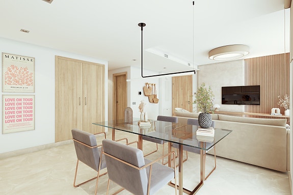 Penthouse med 3 soverom, panoramautsikt og basseng - Takterrasse,