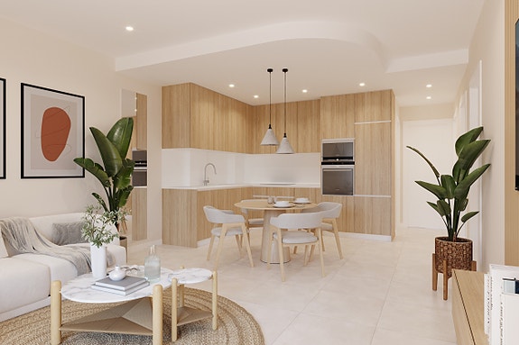 Eksklusiv toppleilighet med 3 soverom og stor takterrasse, utekjøkken og felles basseng - Nær strand og sentrum