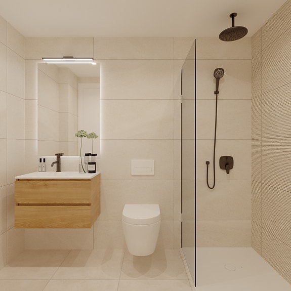 Eksklusiv toppleilighet med 3 soverom og stor takterrasse, utekjøkken og felles basseng - Nær strand og sentrum