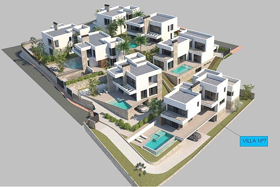 Eksklusiv villa med 5 soverom på stor tomt - Privat basseng og havutsikt - Kun 100 meter fra stranden